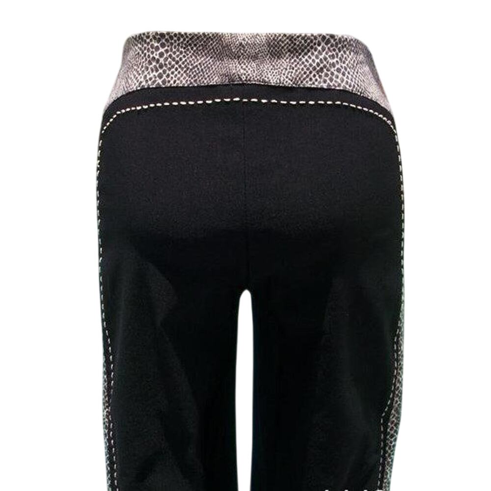 Cache Black Flat Front Stretch Textured Reptile W… - image 3